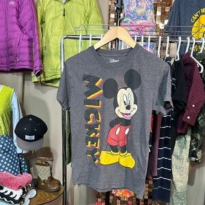 Disney Mickey Mouse Gray Short Sleeve Tee